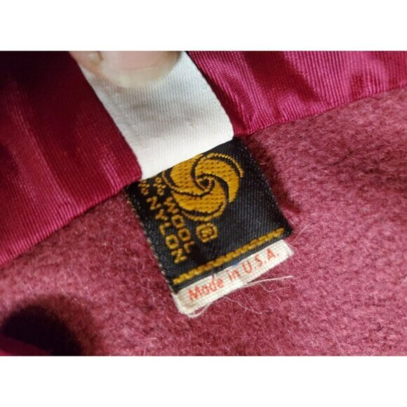 Rothschild Wool Coat Girls Sz 3 Red Winter Dress Christmas - Picture 5 of 6